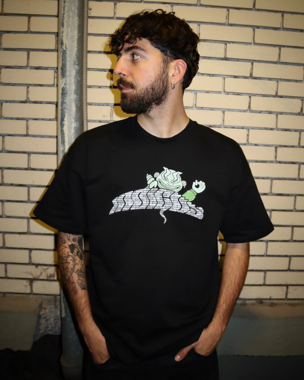 "BRICK BY BRICK" TEE