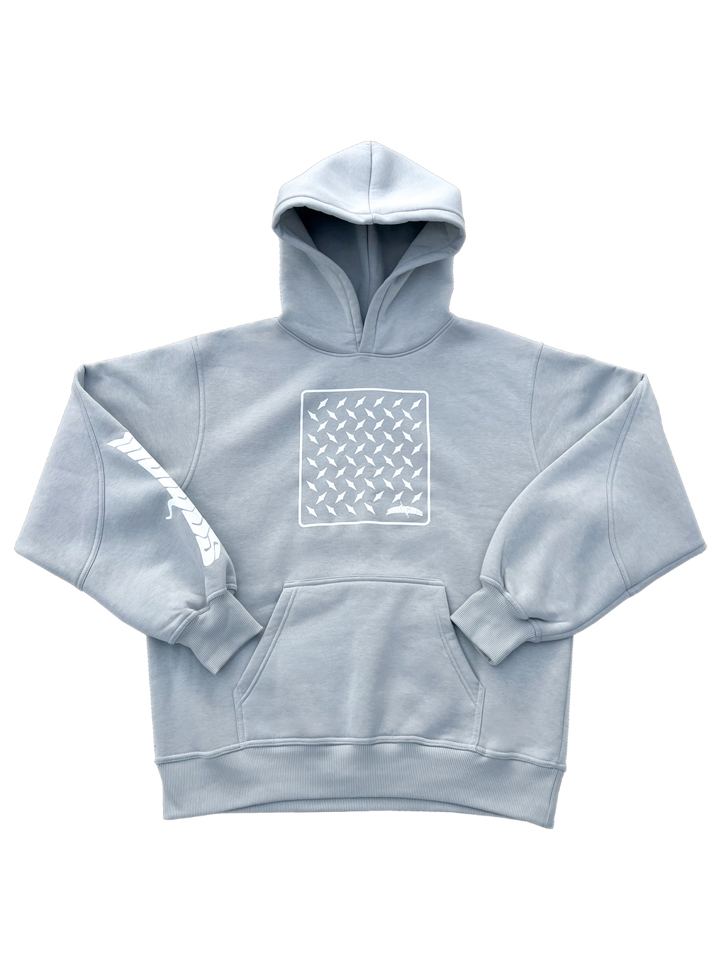"TEKKO" HOODIE [ICE GREY]